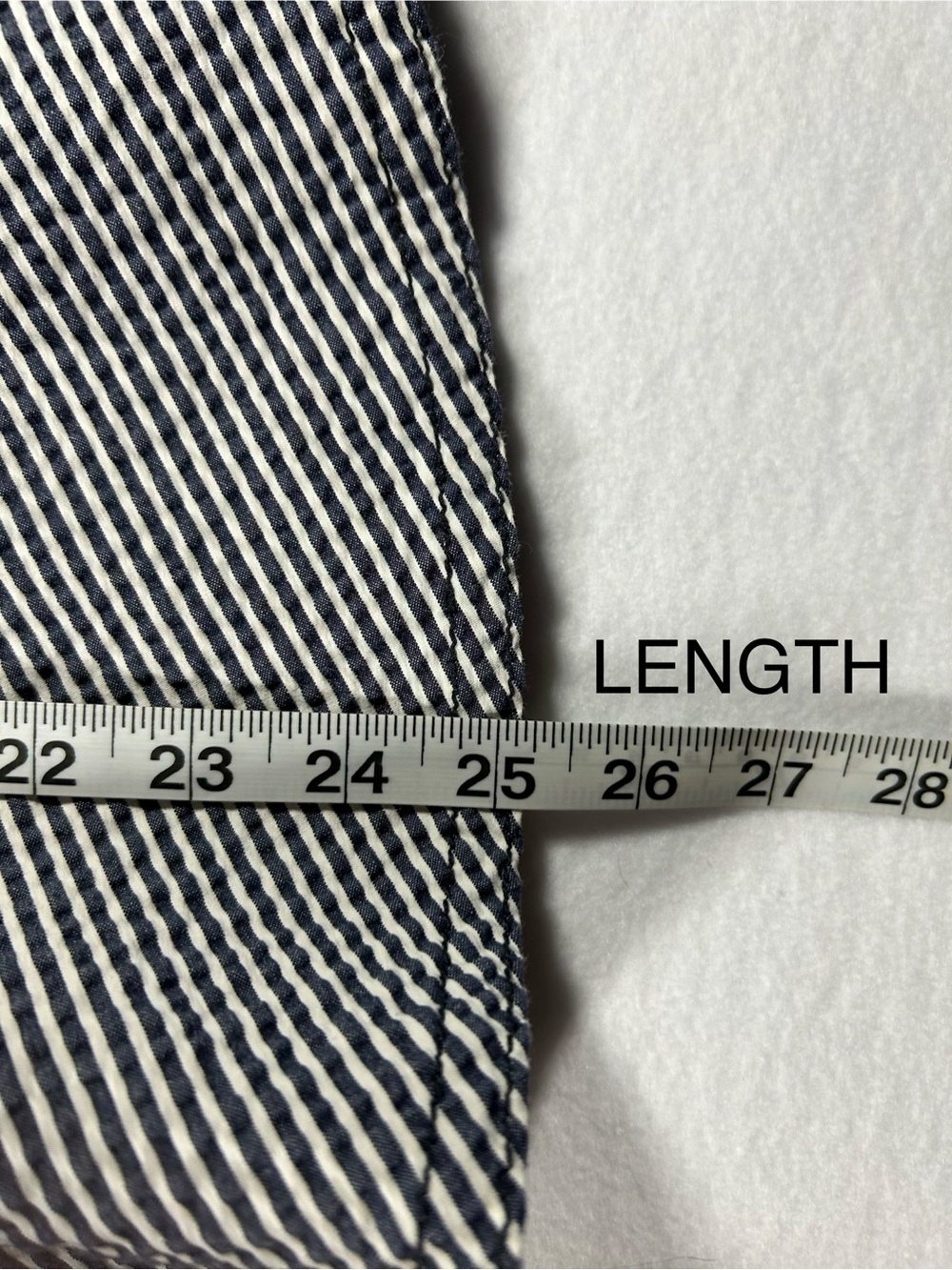 Ann Taylor Striped Tie-Waist Midi Skirt in Gray - Picture 8 of 9